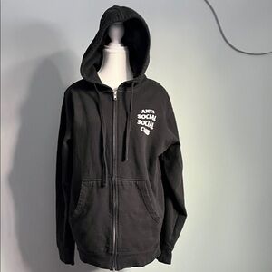 Anti Social Social Club Zip Up Hoodie